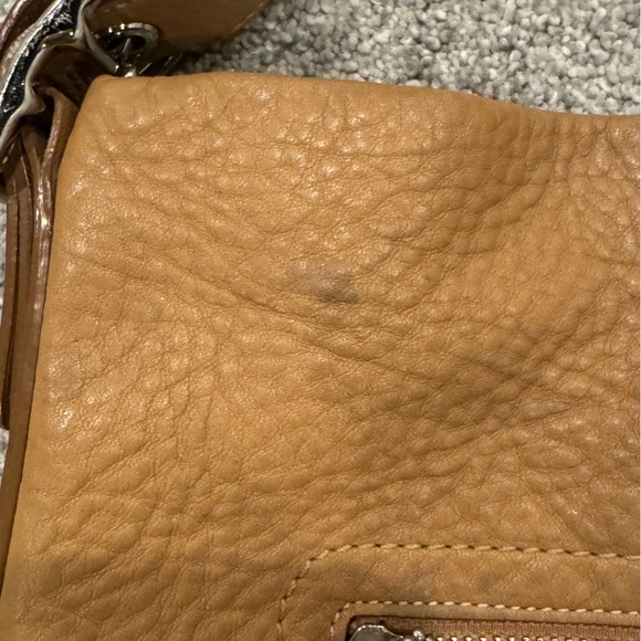 Vintage Y2K Coach Camel Brown Soft Pebble Leather Bag L0693-F03796 - Picture 12 of 15